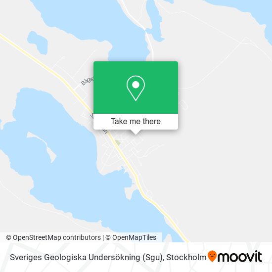 Sveriges Geologiska Undersökning (Sgu) map