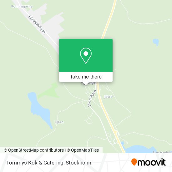 Tommys Kok & Catering map