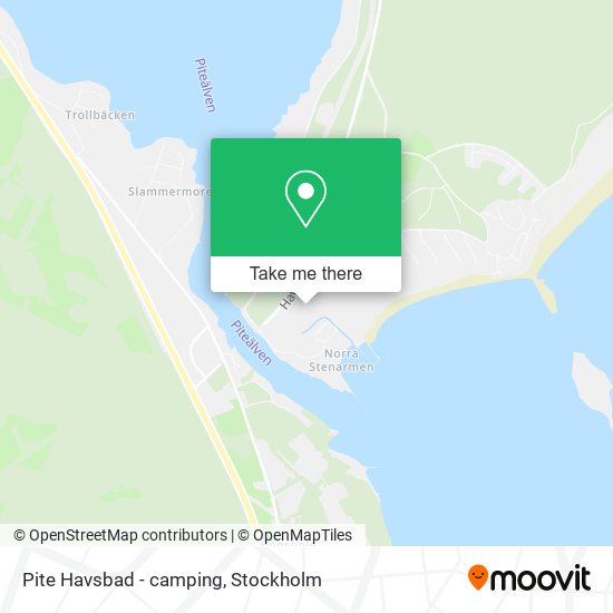 Pite Havsbad - camping map