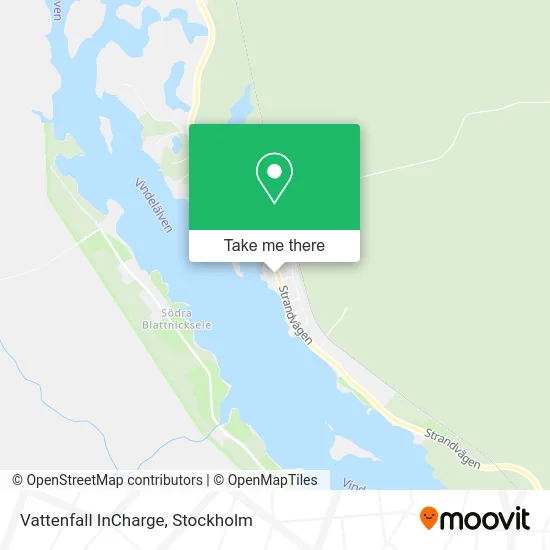 Vattenfall InCharge map