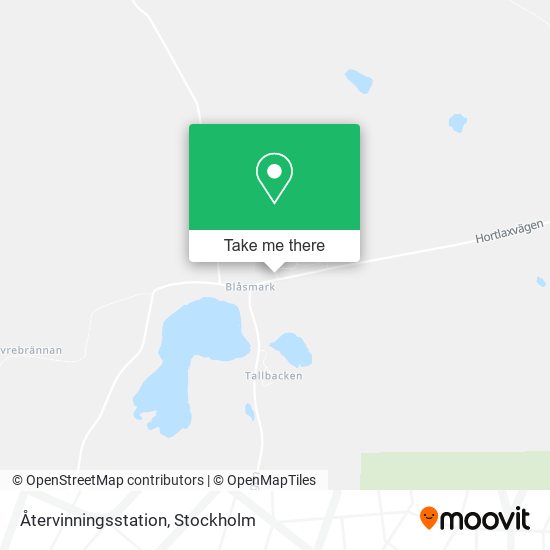 Återvinningsstation map