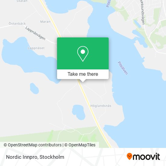 Nordic Innpro map