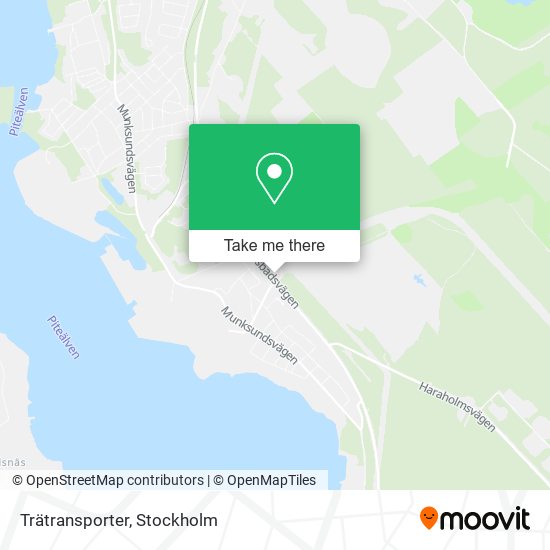 Trätransporter map