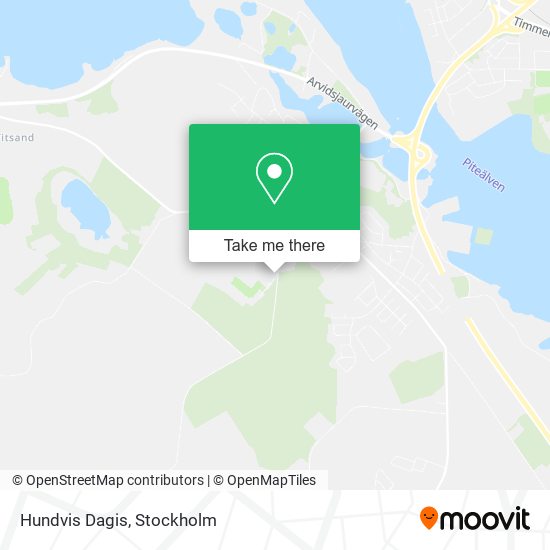 Hundvis Dagis map