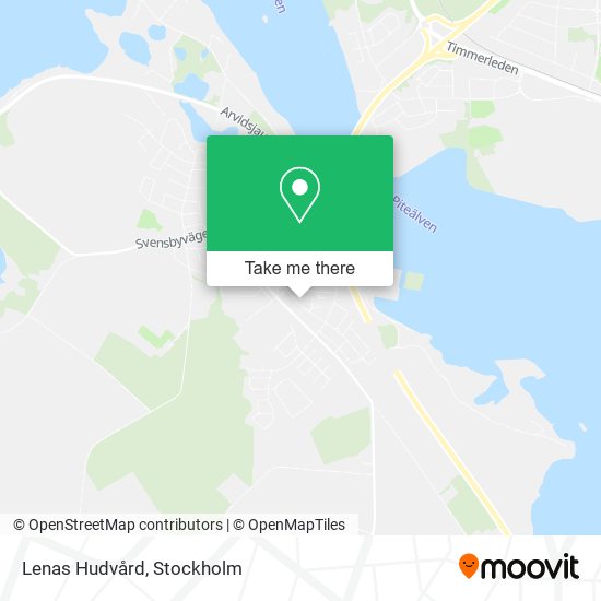 Lenas Hudvård map