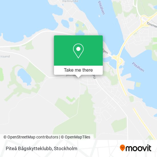 Piteå Bågskytteklubb map