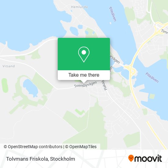 Tolvmans Friskola map