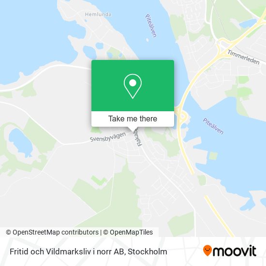 Fritid och Vildmarksliv i norr AB map