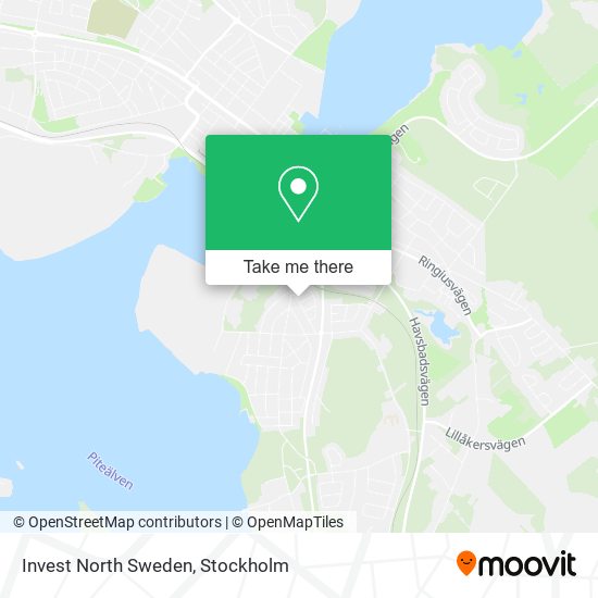 Invest North Sweden map