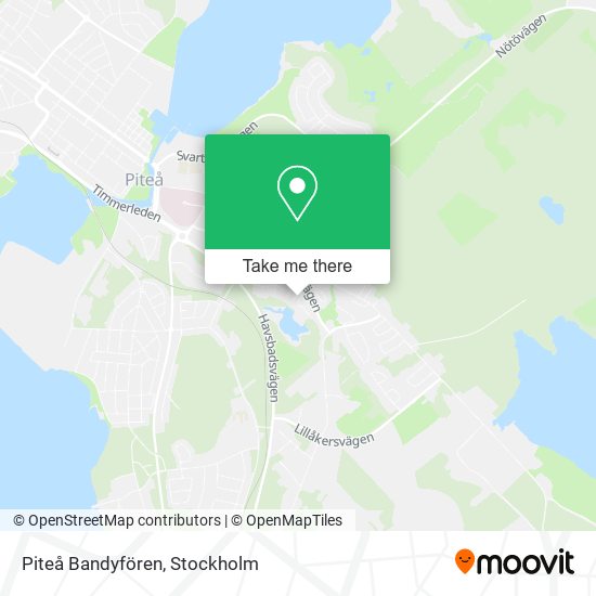 Piteå Bandyfören map