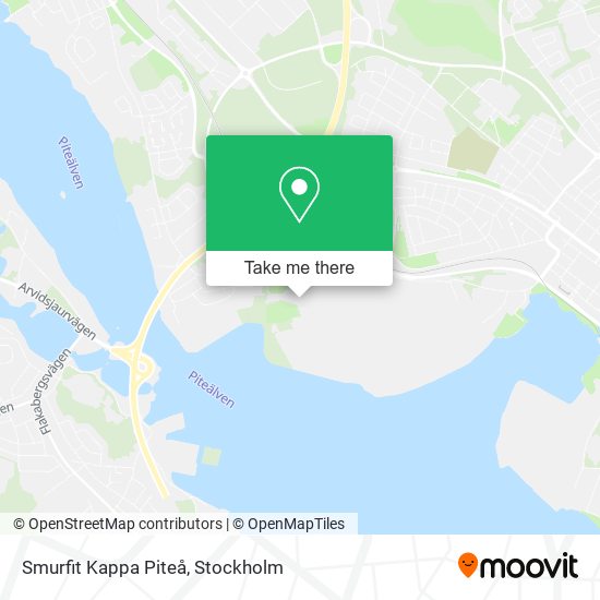 Smurfit Kappa Piteå map