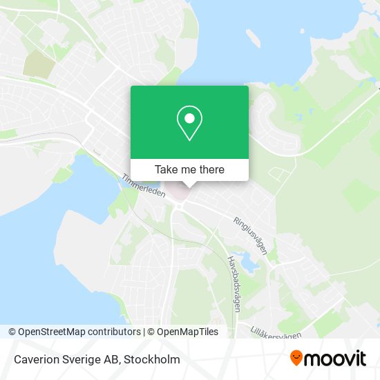 Caverion Sverige AB map