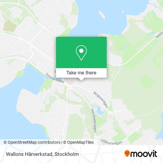 Wallons Hårverkstad map