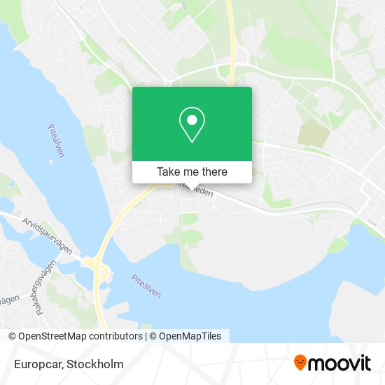 Europcar map