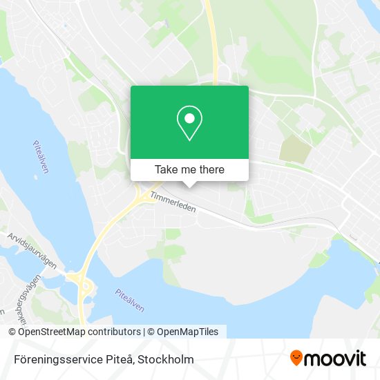 Föreningsservice Piteå map
