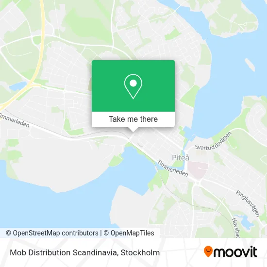 Mob Distribution Scandinavia map