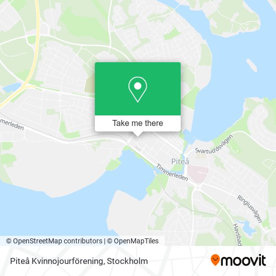 Piteå Kvinnojourförening map