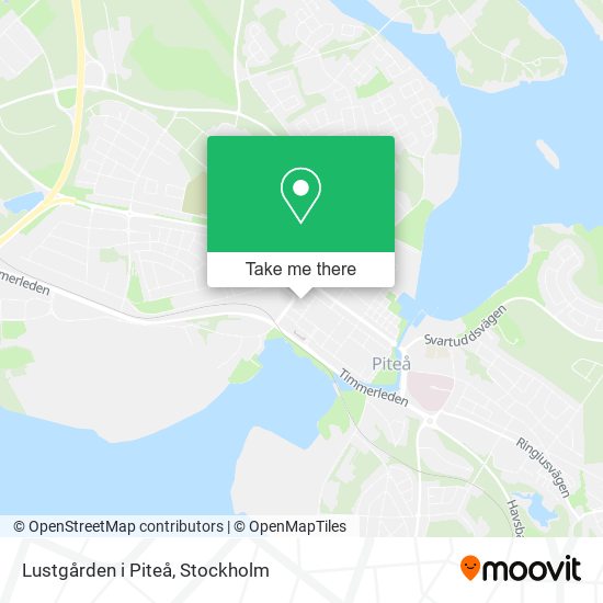 Lustgården i Piteå map