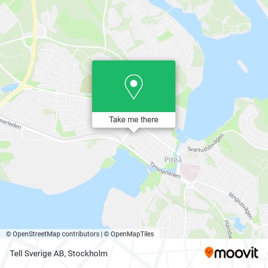 Tell Sverige AB map