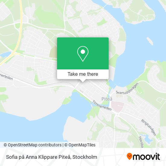 Sofia på Anna Klippare Piteå map