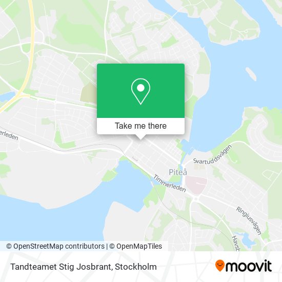 Tandteamet Stig Josbrant map