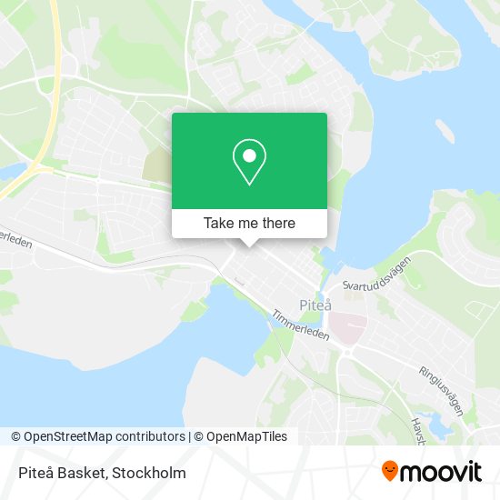 Piteå Basket map