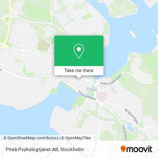 Piteå Psykologtjänst AB map