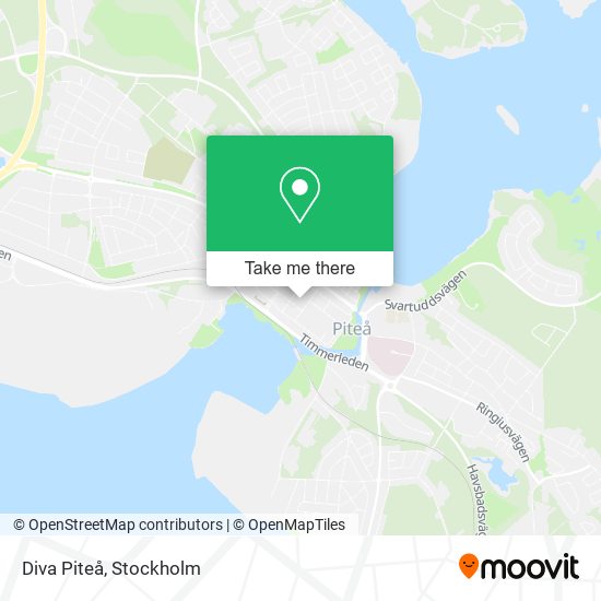 Diva Piteå map