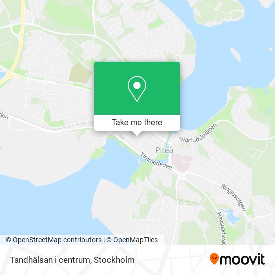 Tandhälsan i centrum map