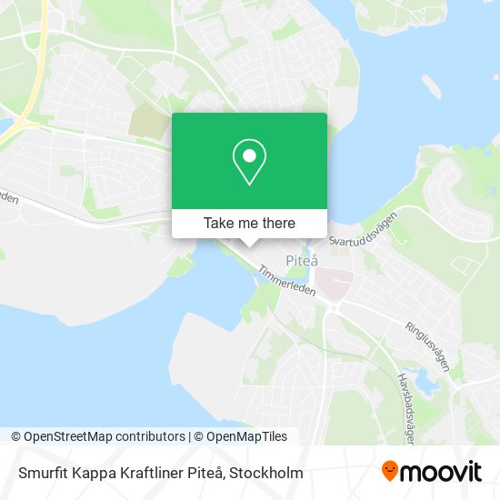 Smurfit Kappa Kraftliner Piteå map