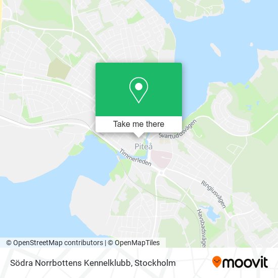 Södra Norrbottens Kennelklubb map