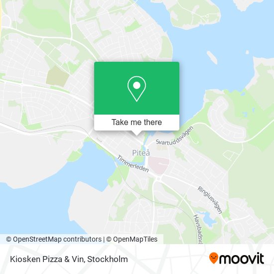 Kiosken Pizza & Vin map