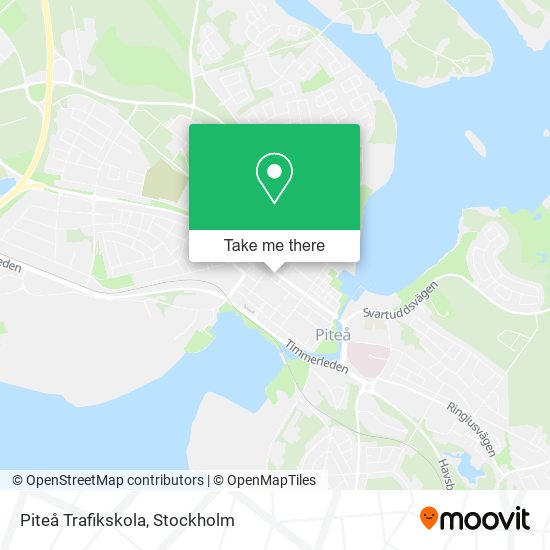 Piteå Trafikskola map