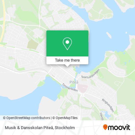 Musik & Dansskolan Piteå map