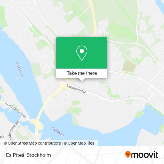 Es Piteå map