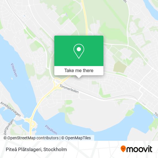 Piteå Plåtslageri map