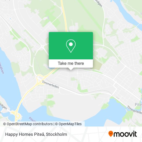 Happy Homes Piteå map