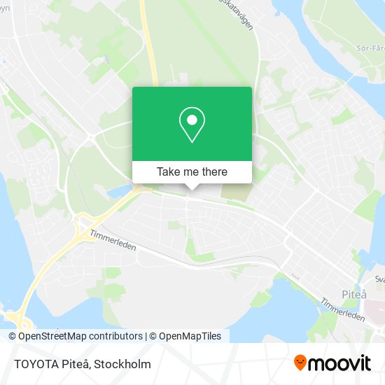 TOYOTA Piteå map