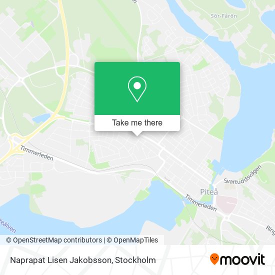 Naprapat Lisen Jakobsson map