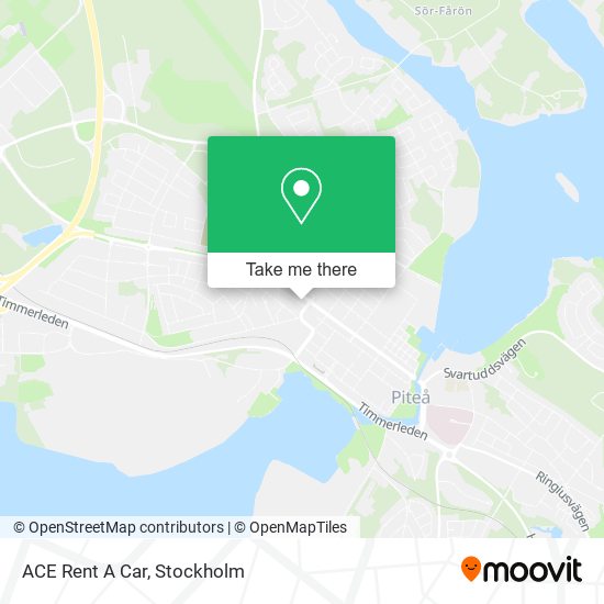 ACE Rent A Car map