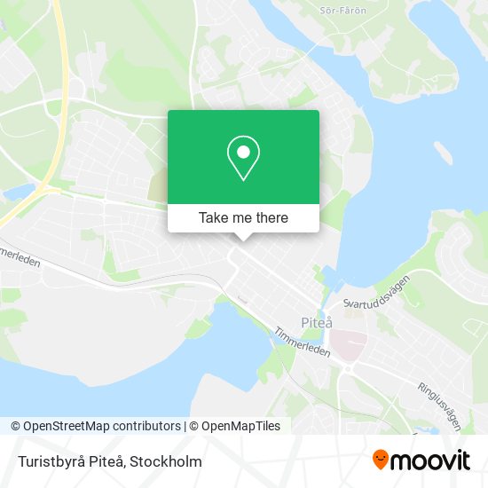 Turistbyrå Piteå map