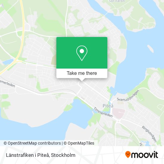 Länstrafiken i Piteå map
