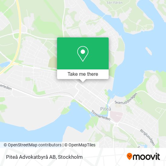 Piteå Advokatbyrå AB map