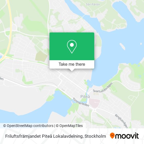 Friluftsfrämjandet Piteå Lokalavdelning map