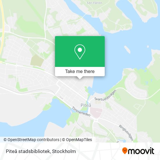 Piteå stadsbibliotek map