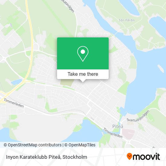 Inyon Karateklubb Piteå map