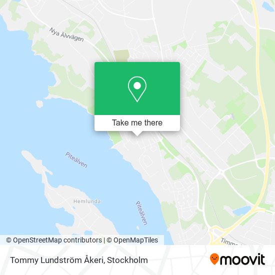 Tommy Lundström Åkeri map