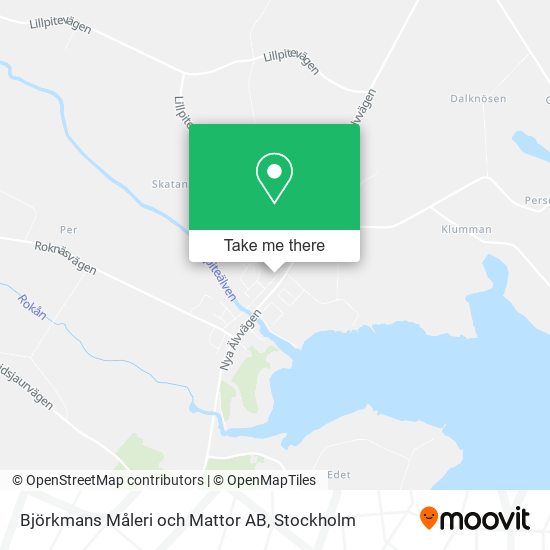 Björkmans Måleri och Mattor AB map