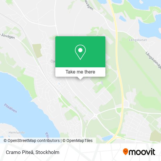 Cramo Piteå map