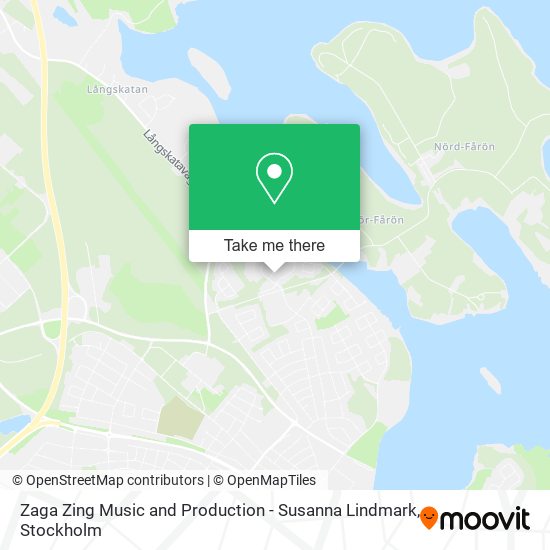 Zaga Zing Music and Production - Susanna Lindmark map